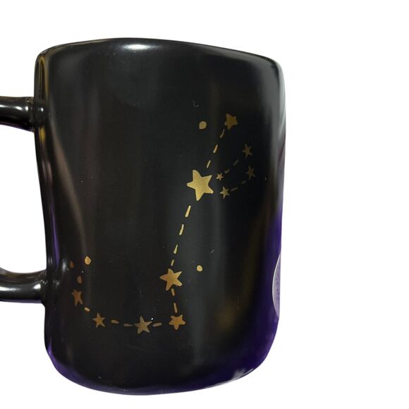 Rae Dunn Artisan Collection Zodiac GOLD SCORPIO Double sided Coffee Mug November - Picture 3 of 7